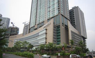 Lippo Malls at Kemang Village, honeycomb panel